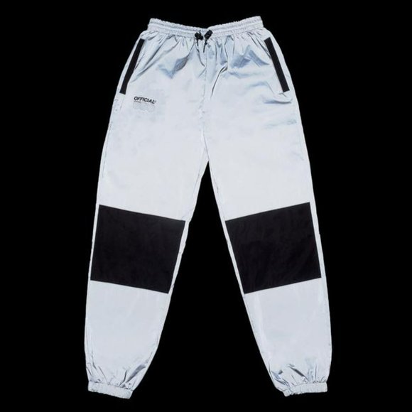 NWT 3M Silver Reflective Track Pants - Picture 5 of 5